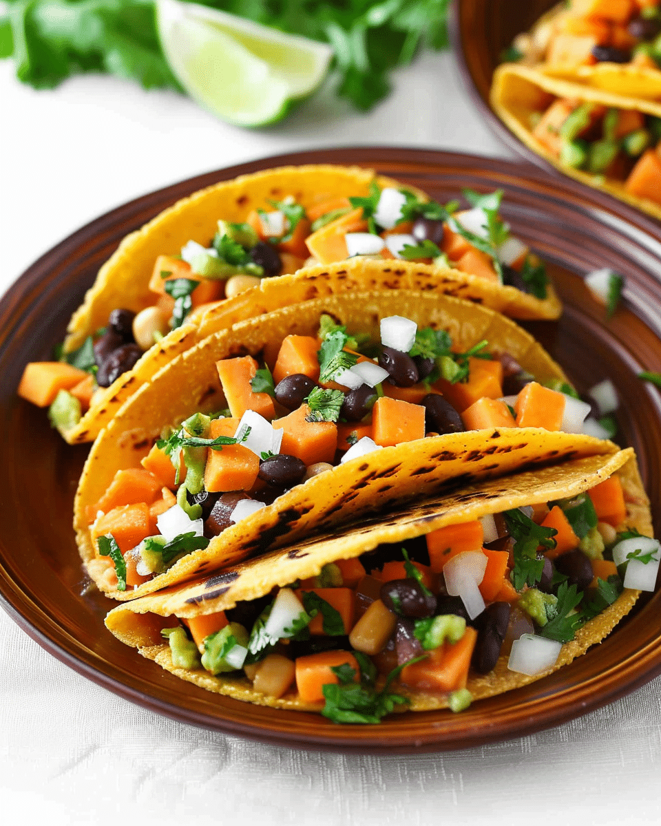 Sweet Potato and Black Bean Tacos