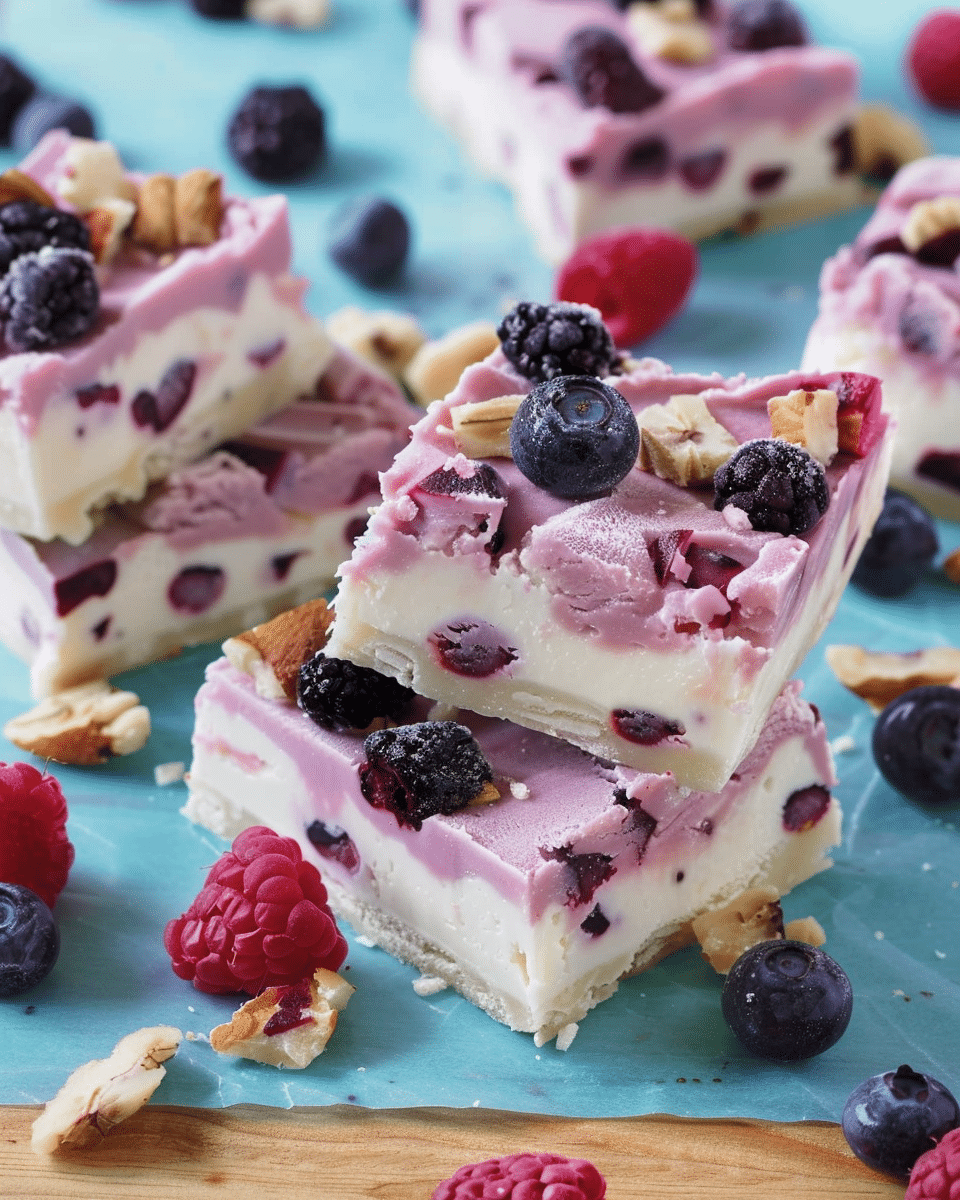 Healthy Frozen Yogurt Bars