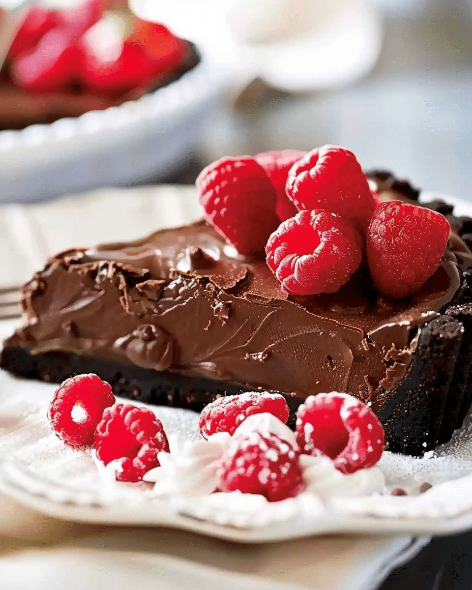 Healthy Chocolate Tart