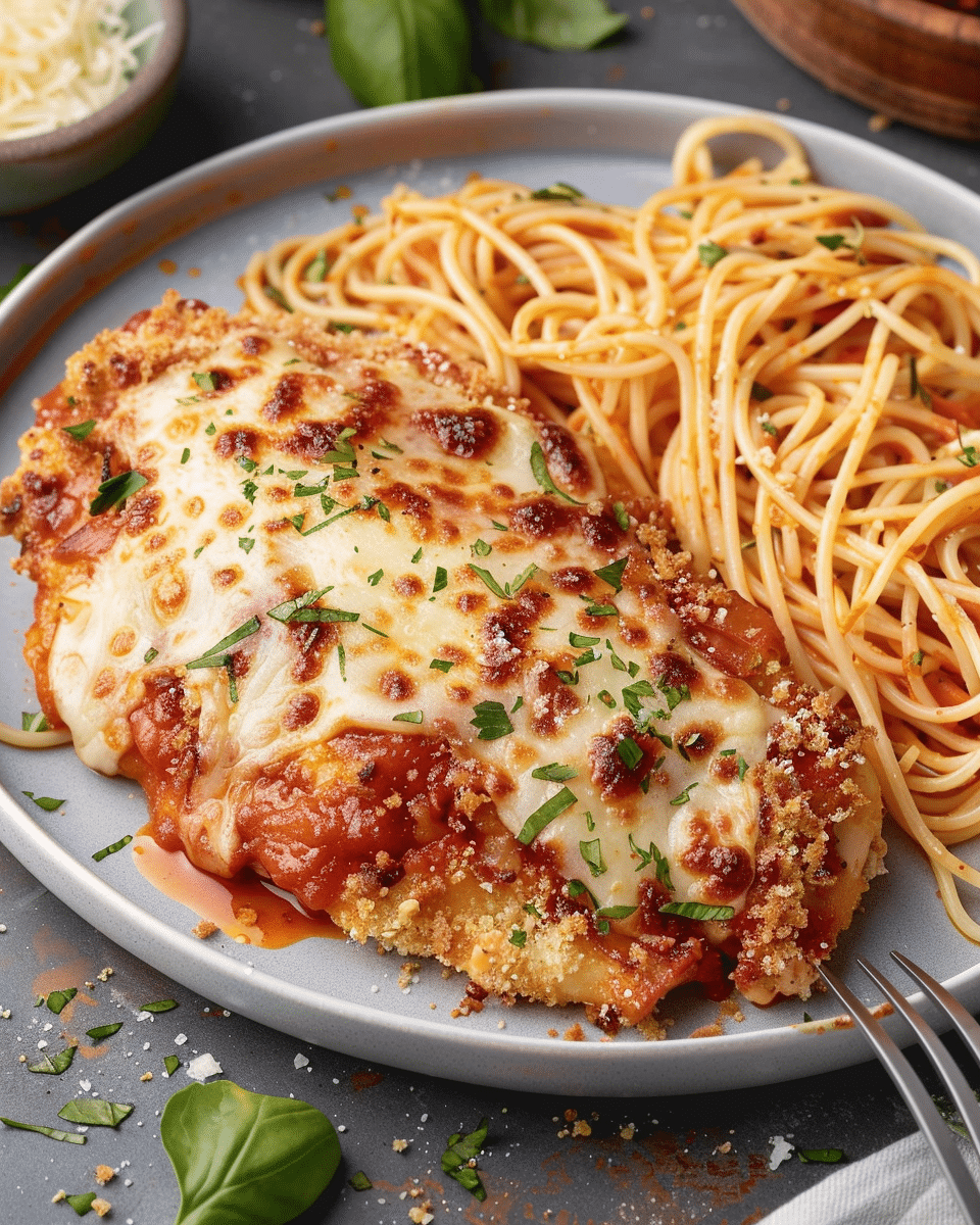 Healthy Baked Chicken Parmesan