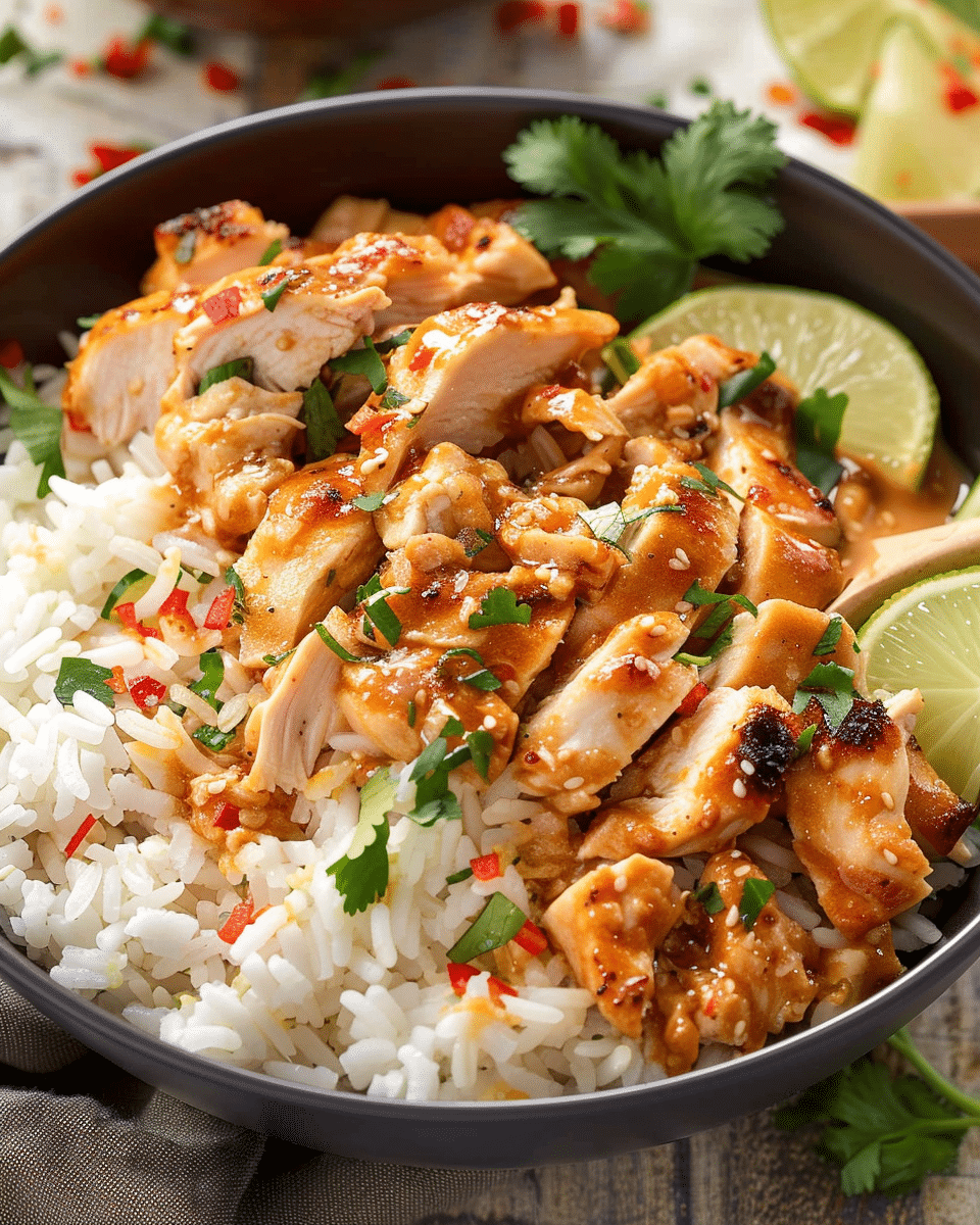 Coconut Chicken Rice Bowl
