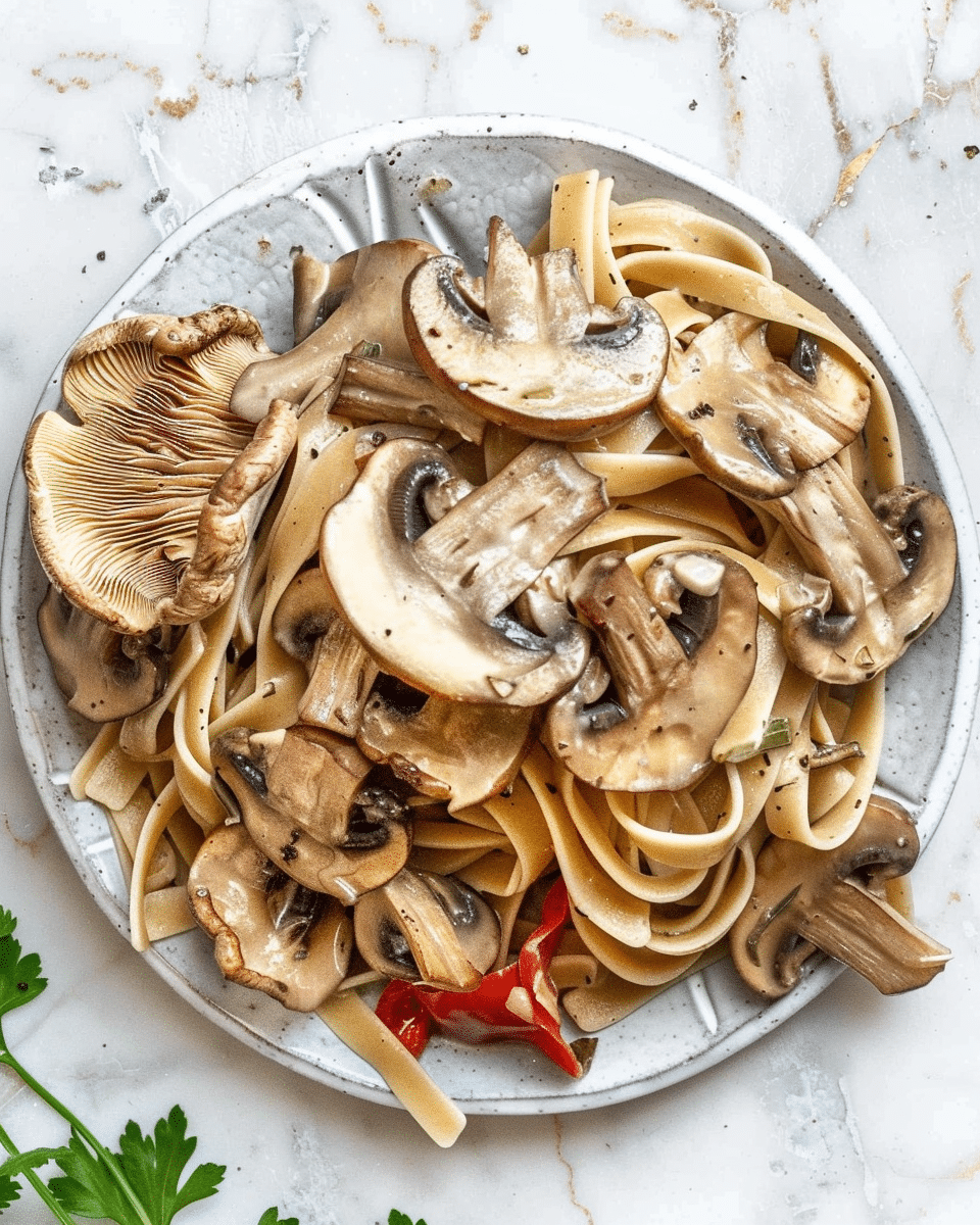 Vegan Mushroom Pasta