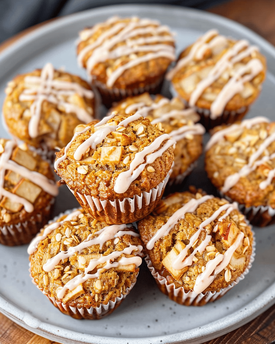 Apple Cinnamon Protein Muffins