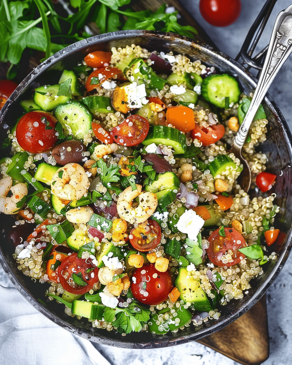 Mediterranean Quinoa Salad 