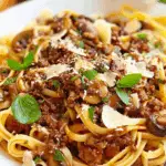 Mushroom Bolognese 