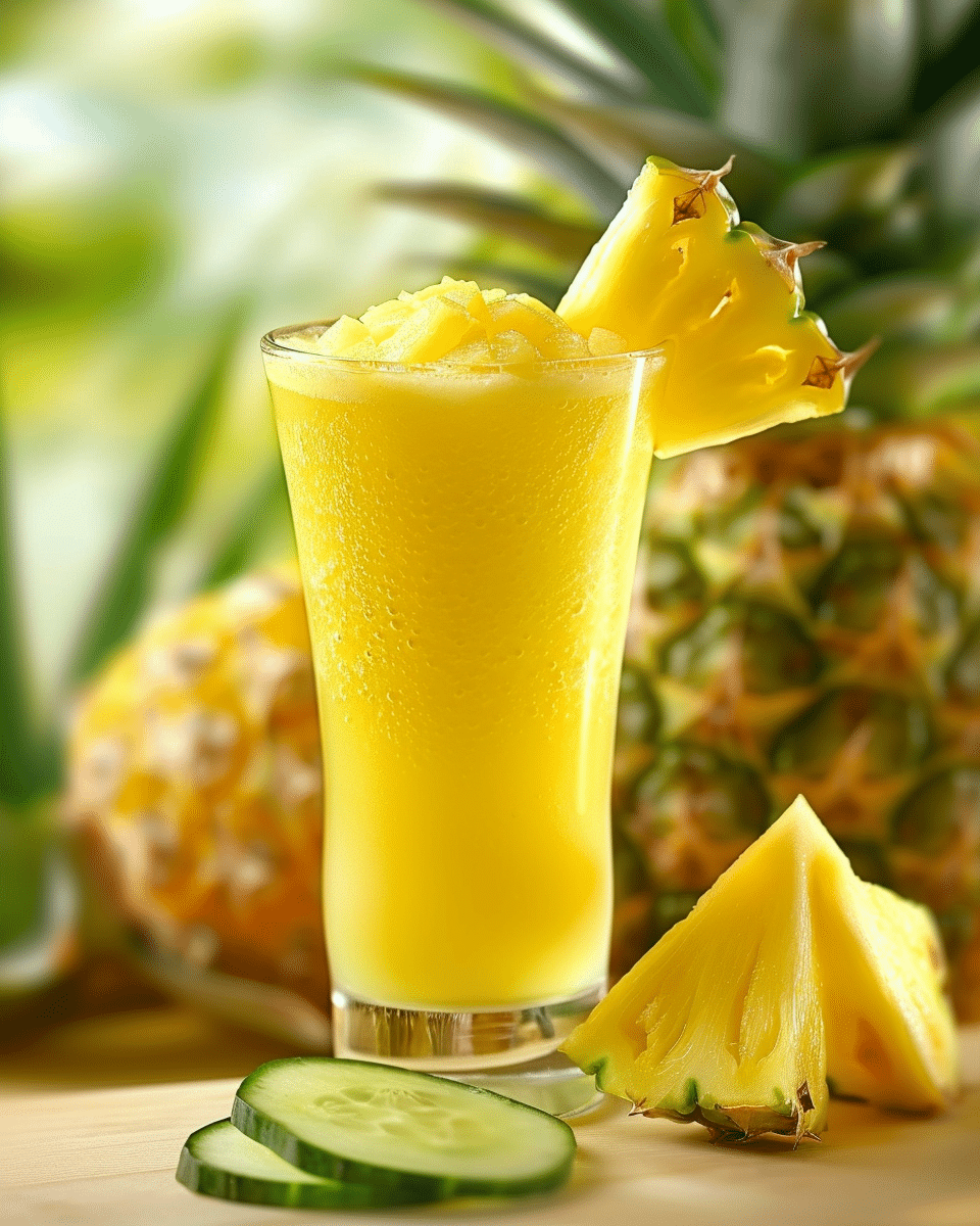 Pineapple Cucumber Juice