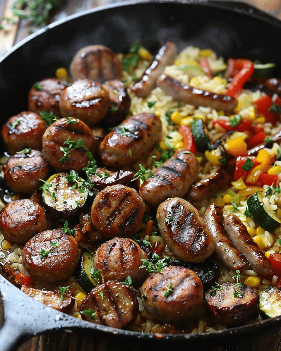 Sausage and Veggie Skillet