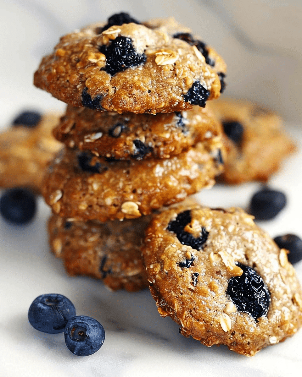 Blueberry Protein Cookies