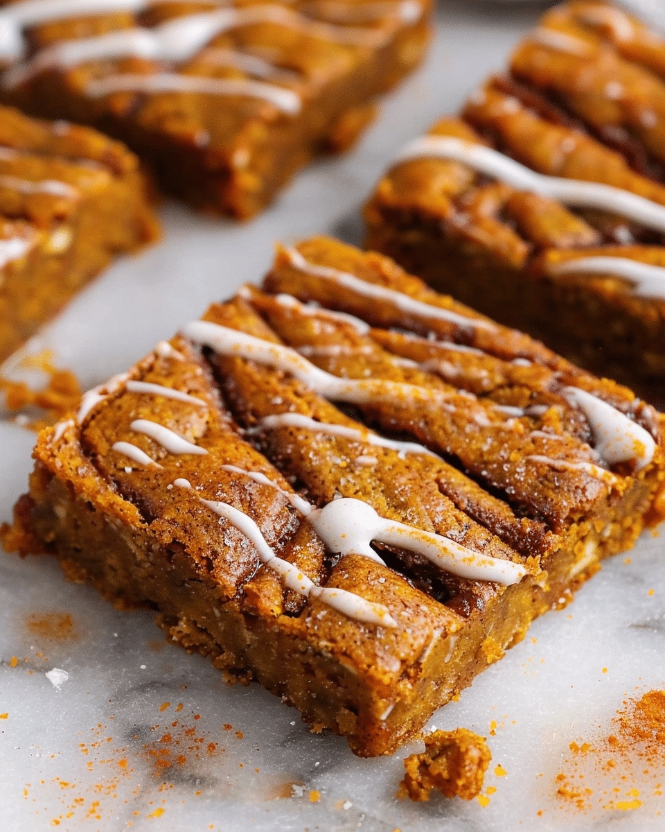 Flourless Pumpkin Protein Bars