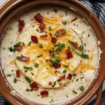 Loaded Baked Potato Soup in the Crock Pot