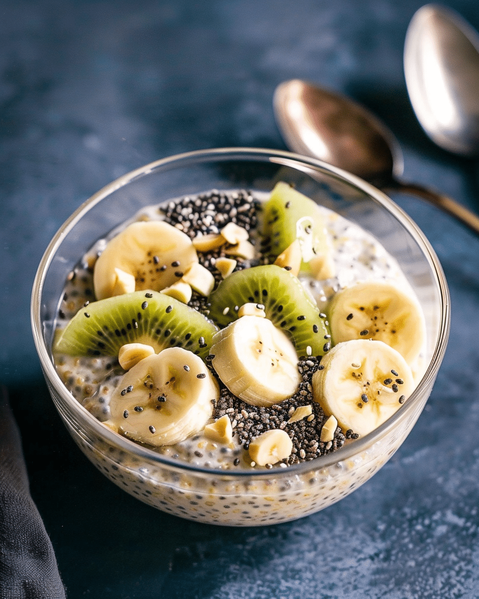 Overnight Chia Pudding with Fruit