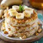 Rice Cakes with Peanut Butter and Banana