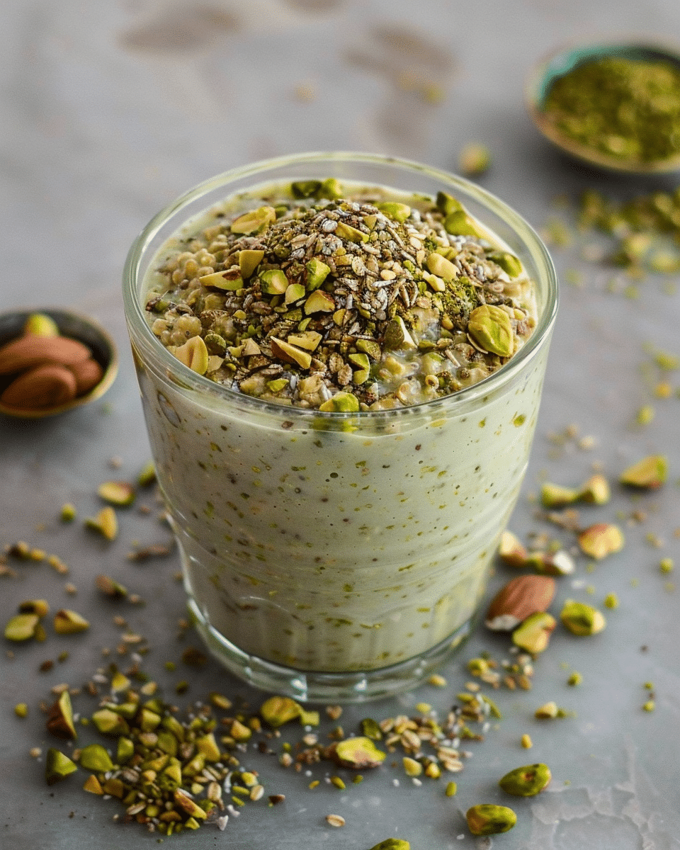 Pistachio Overnight Oats