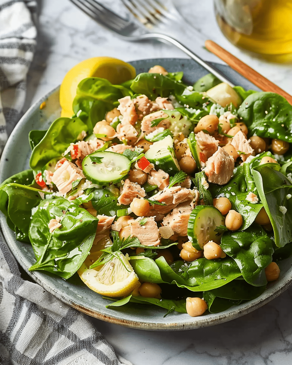 Chickpea Tuna Salad