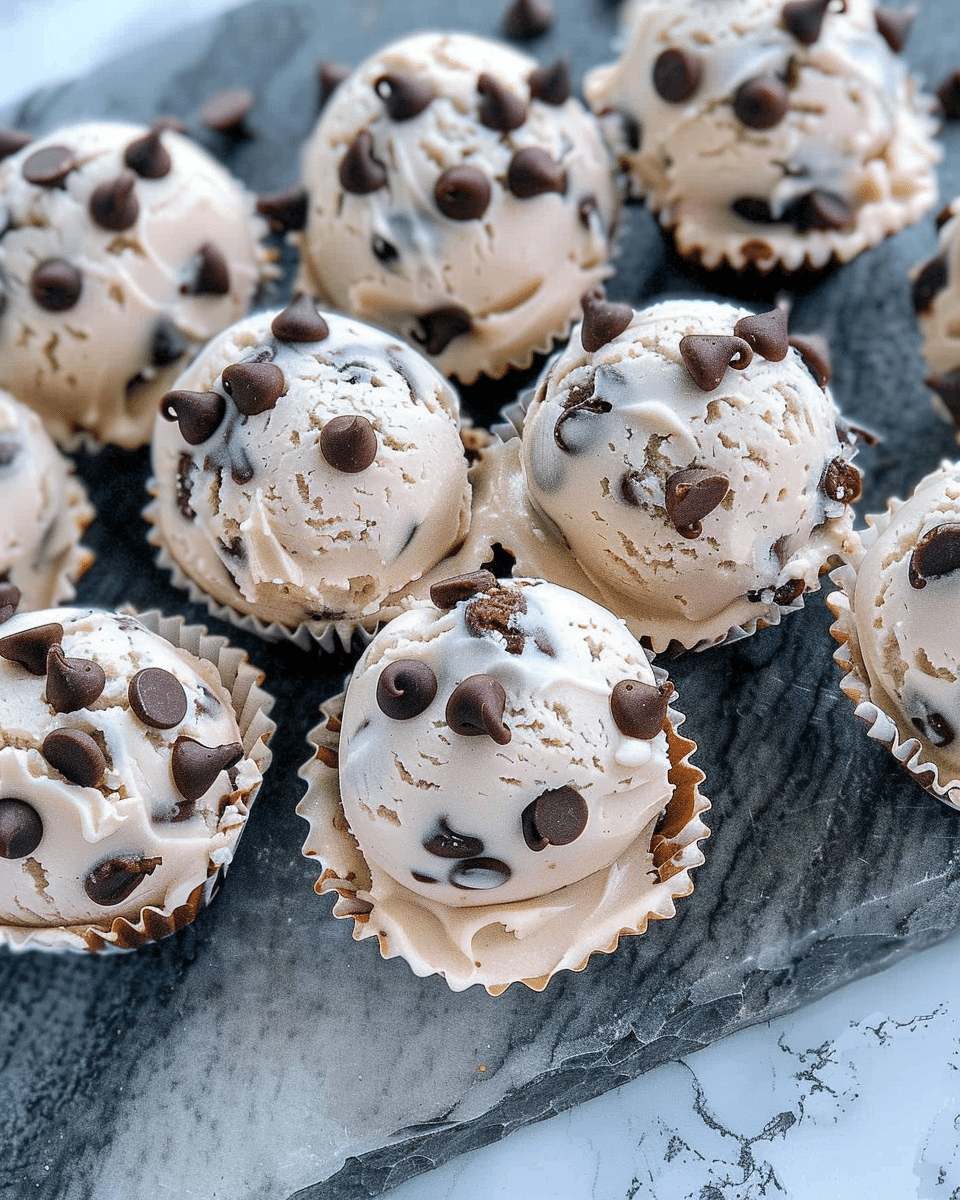 Chocolate Chip Cookie Dough Fat Bombs