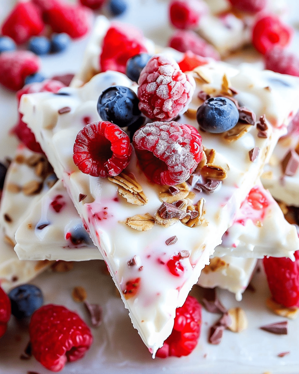 Frozen Yogurt Bark