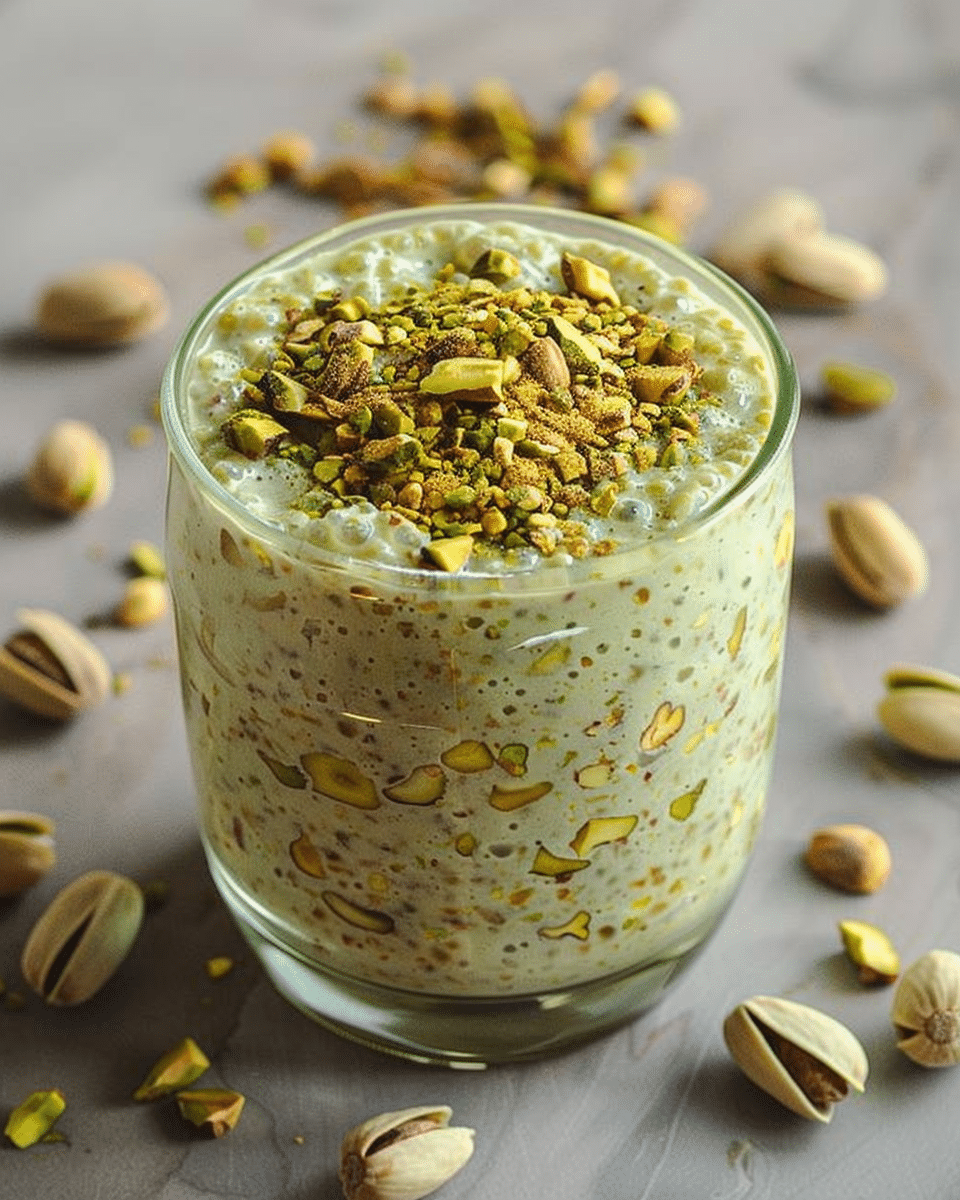 Pistachio Overnight Oats
