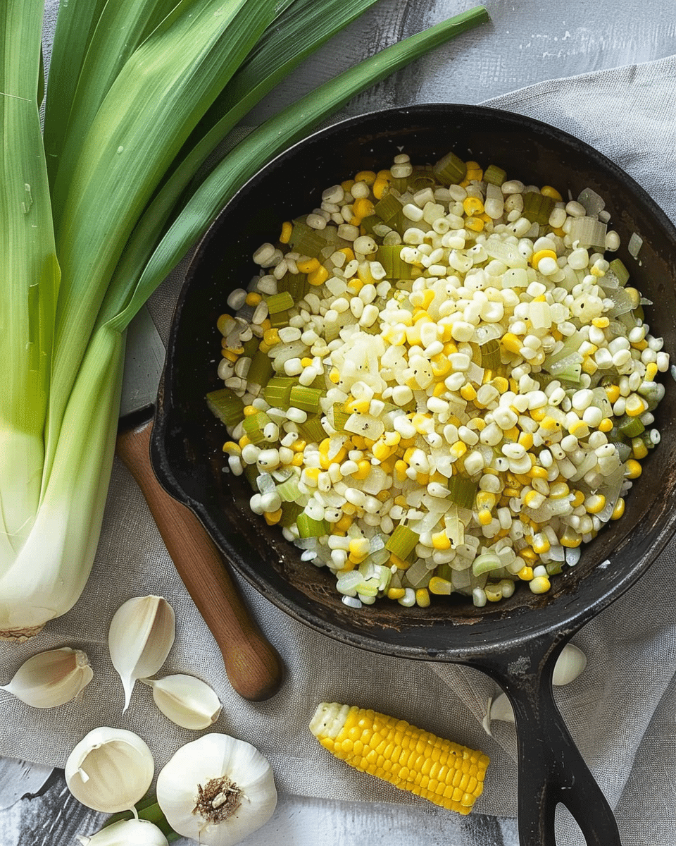 Sweet Corn and Leek Risotto