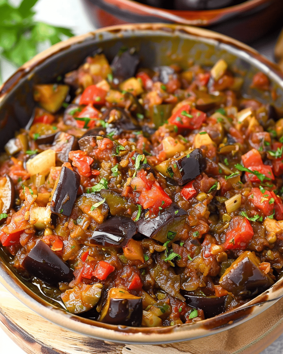 Caponata - Sicilian Eggplant Relish