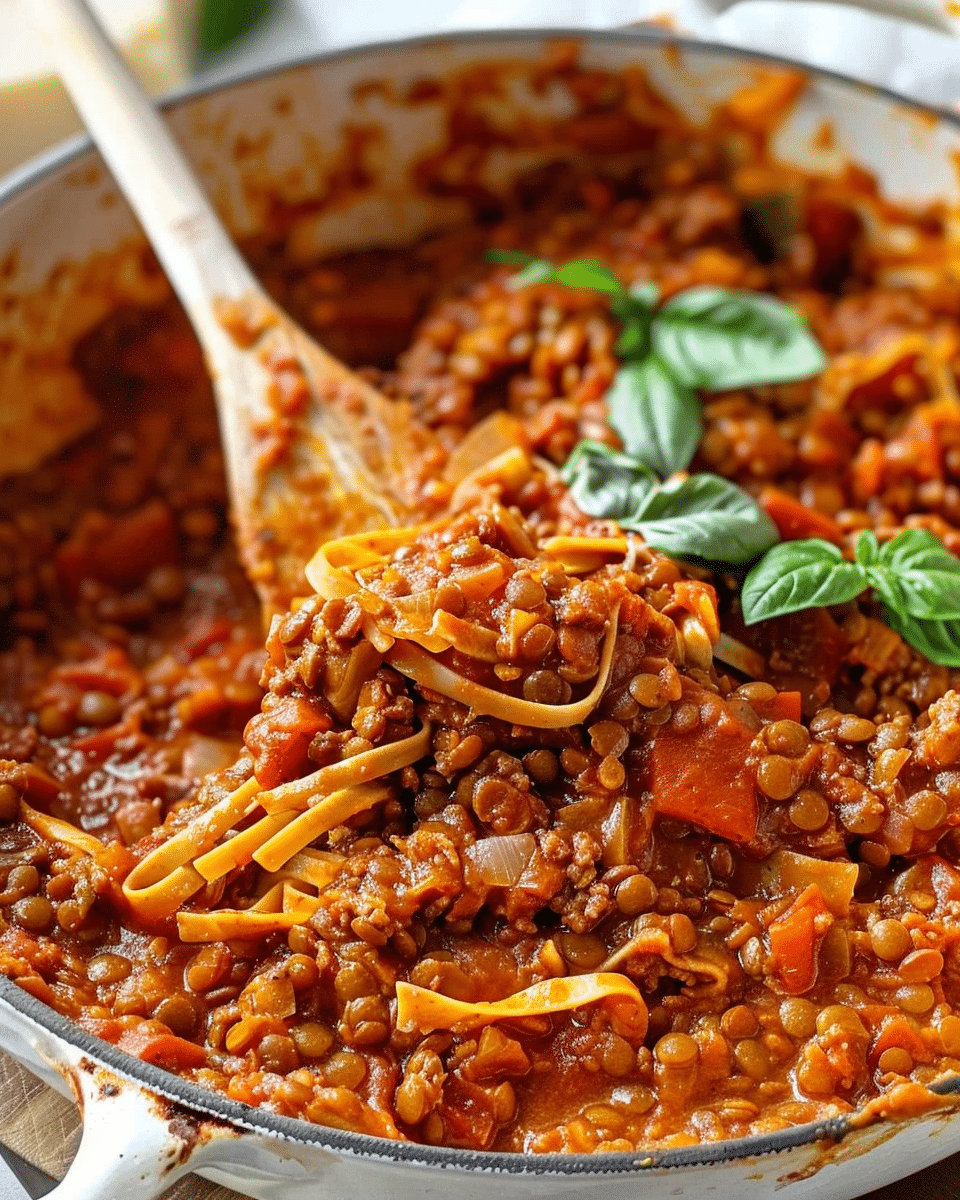 Lentil Bolognese