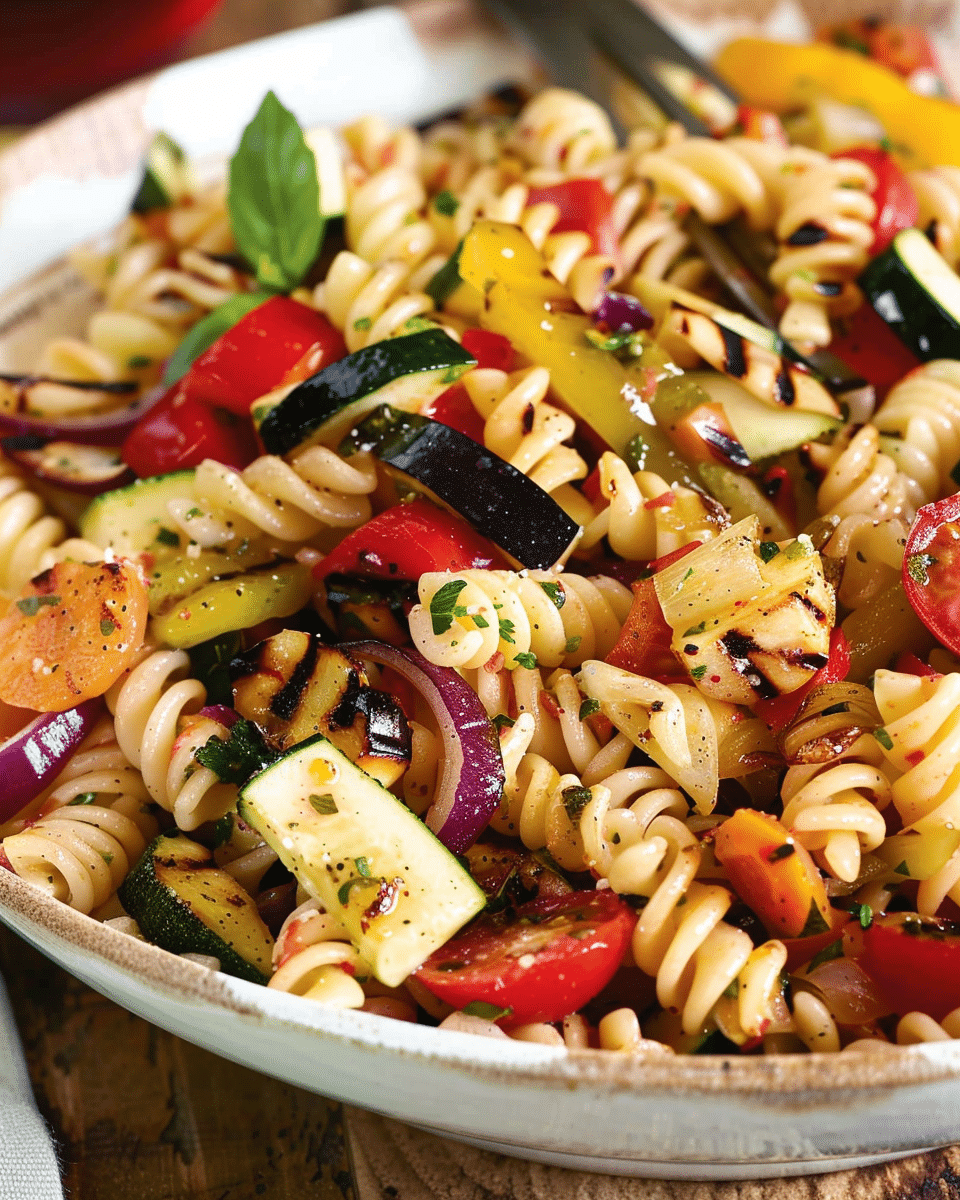 Pasta Salad with Grilled Veggies
