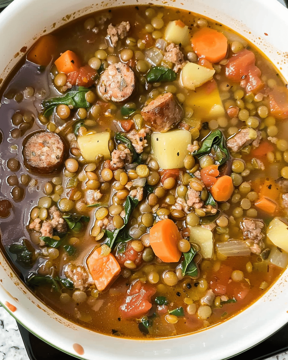 Sausage Lentil Soup