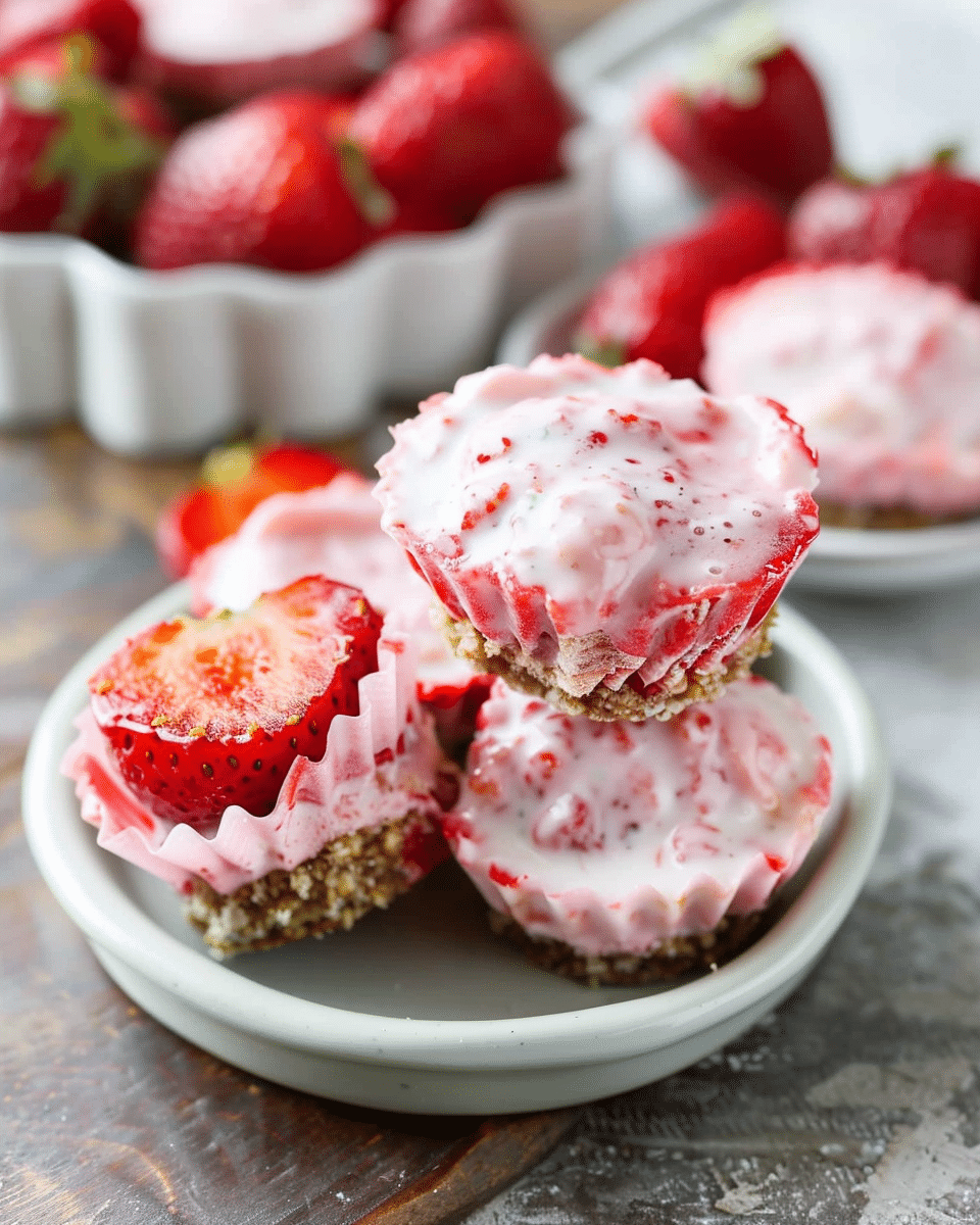 Strawberry Yogurt Bites
