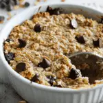 Baked Oatmeal with Chocolate Chips