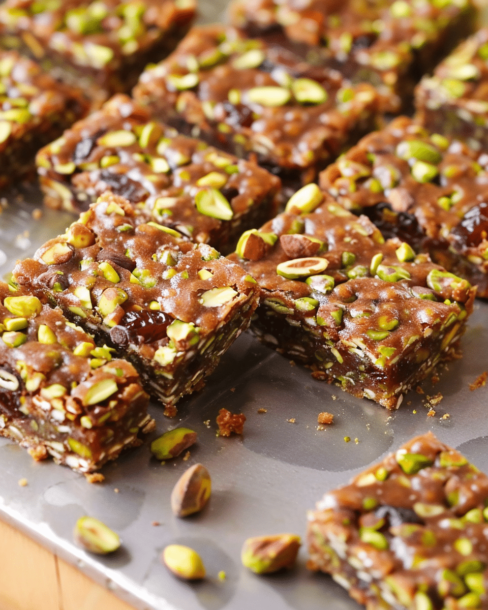 Pistachio Date Bars