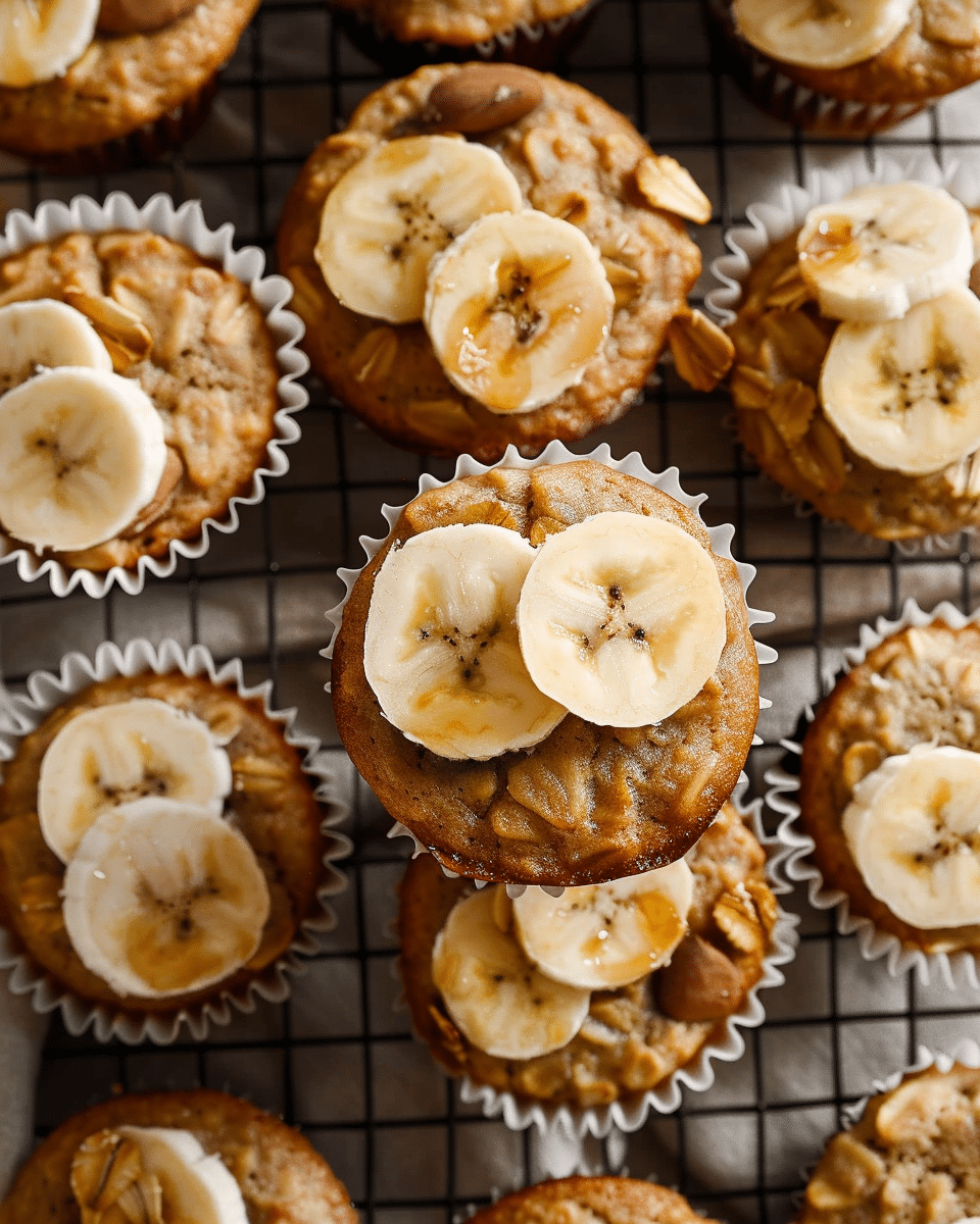 Banana Oatmeal Muffins