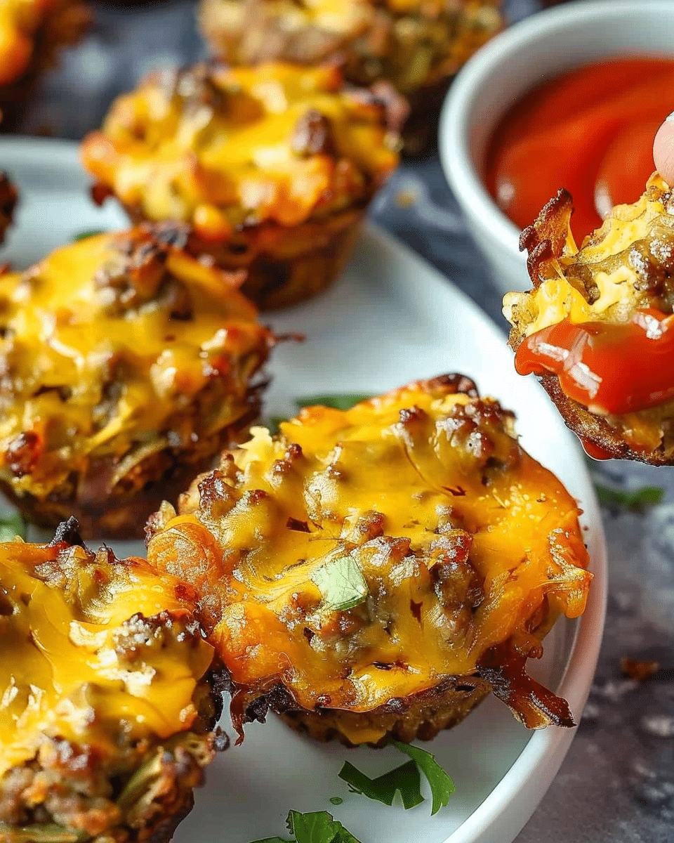Healthy Cheeseburger Bites