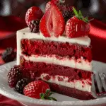 Red Velvet Strawberry Cheesecake