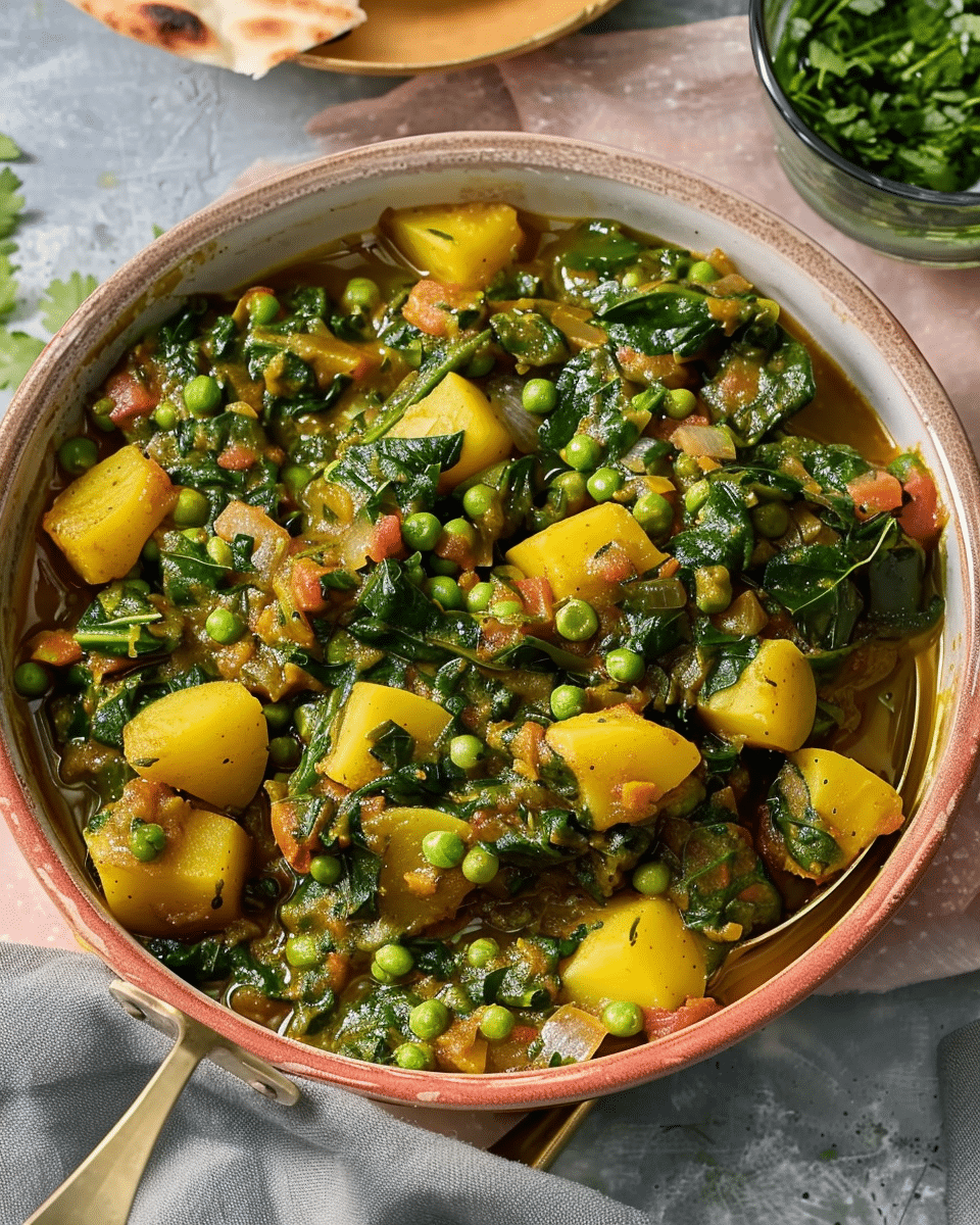 Saag Aloo Matar