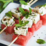 Watermelon Feta Skewers