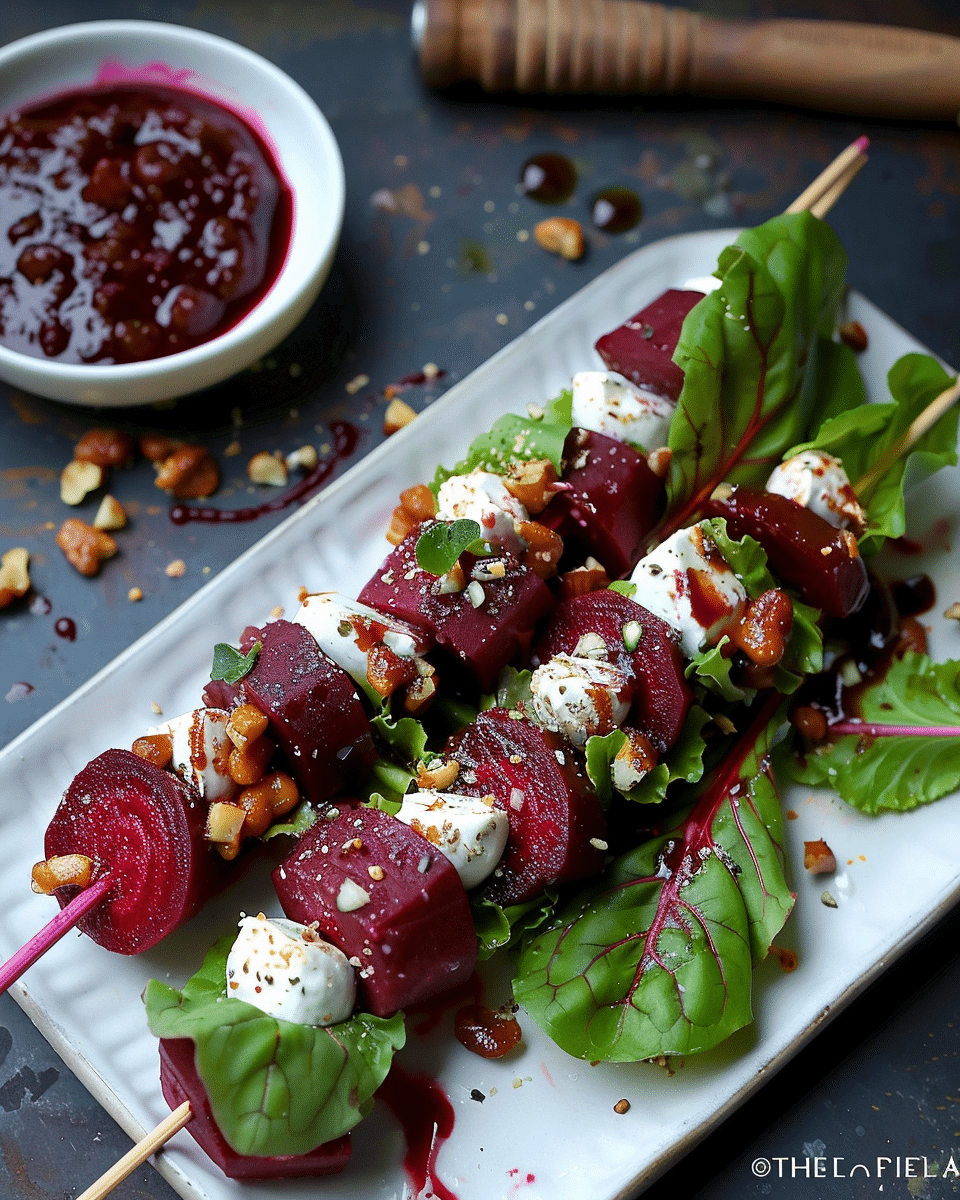 Beet Salad on a Stick