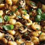 Skillet Gnocchi with Mushrooms