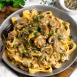 Vegan Mushroom Stroganoff