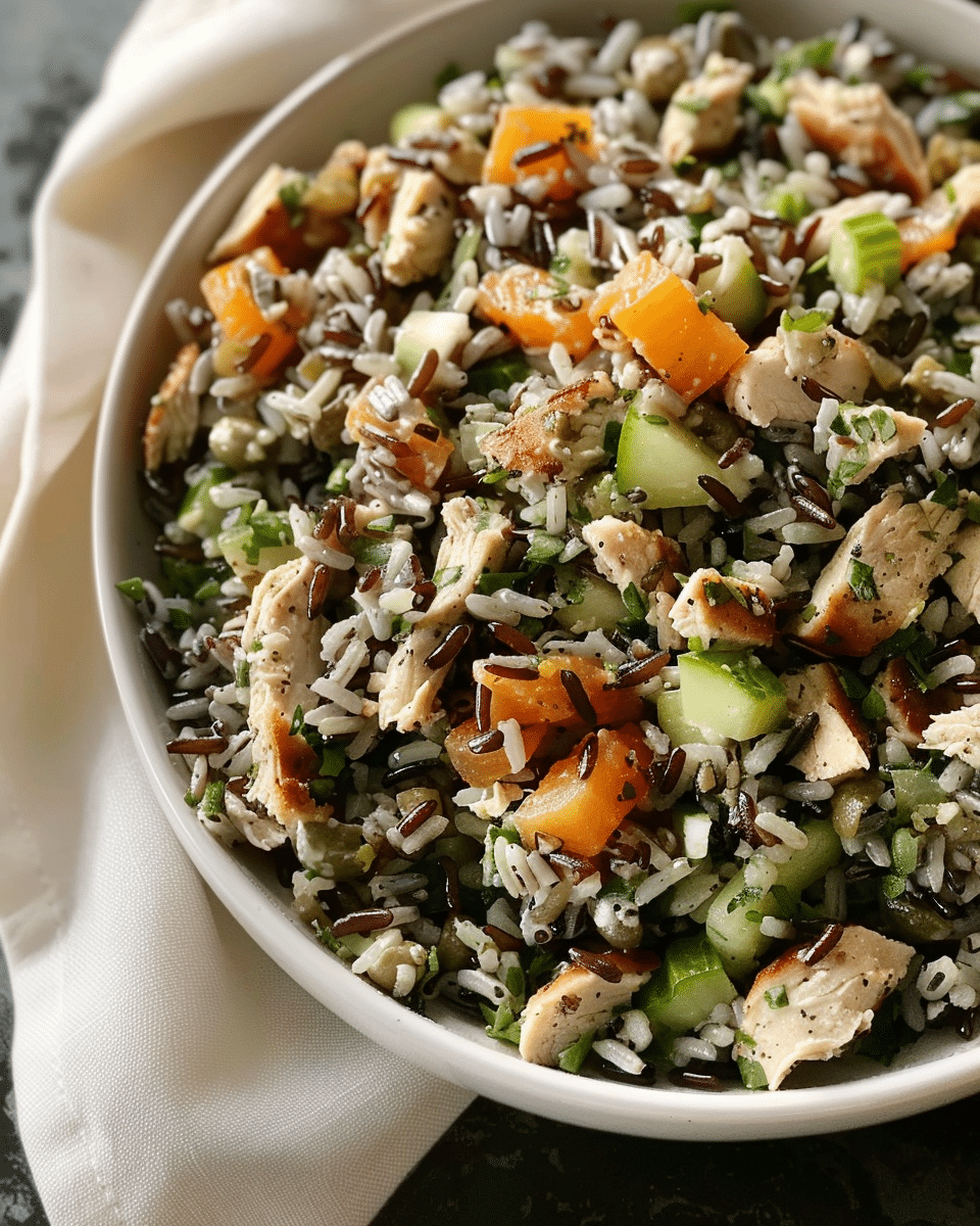 Wild Rice Chicken Salad
