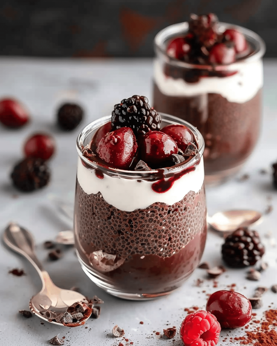 Black Forest Chia Pudding