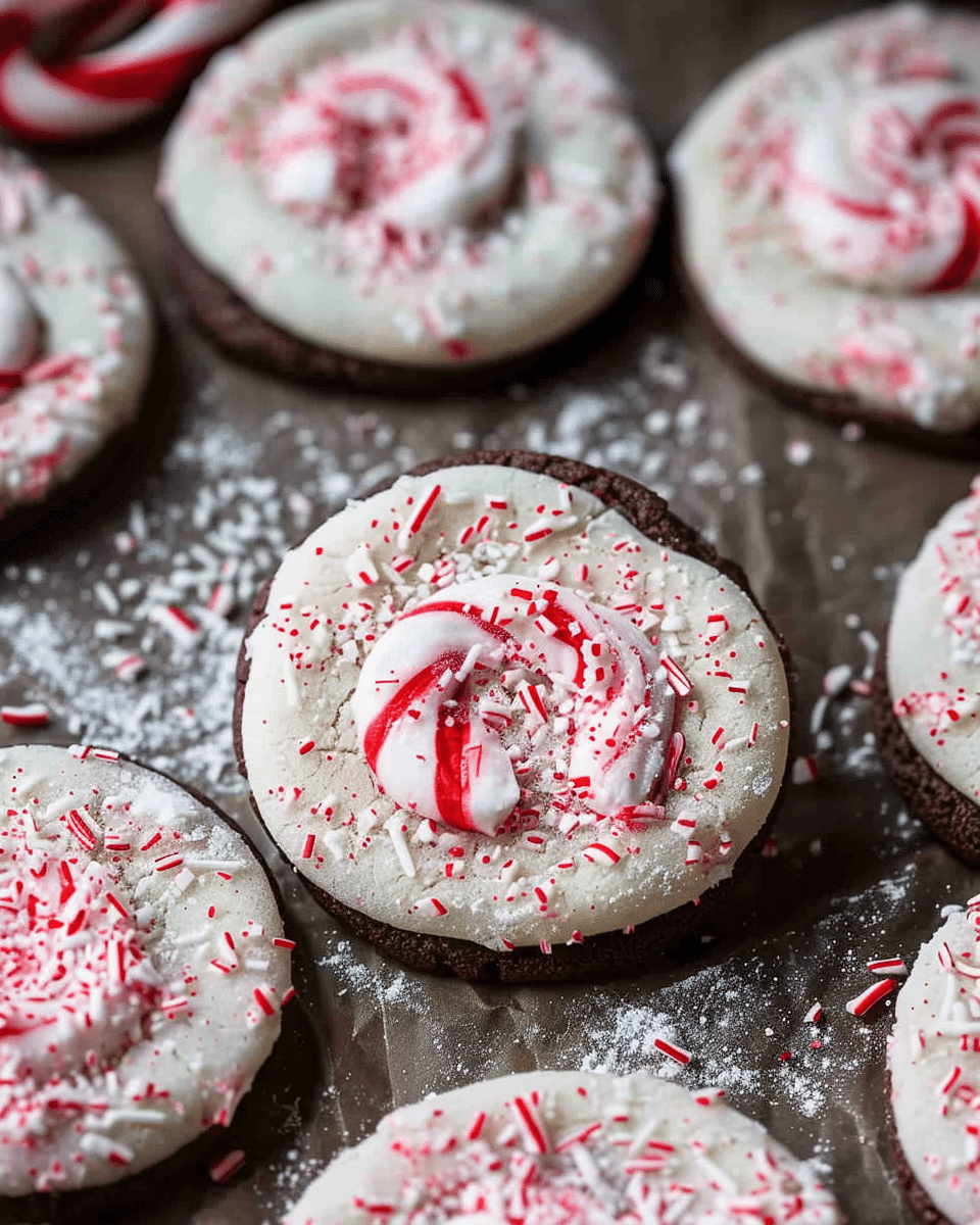 Peppermint Bark Cookies