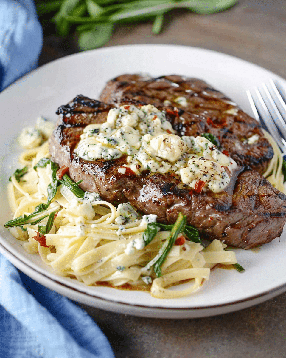 Copycat Olive Garden Steak Gorgonzola Recipe