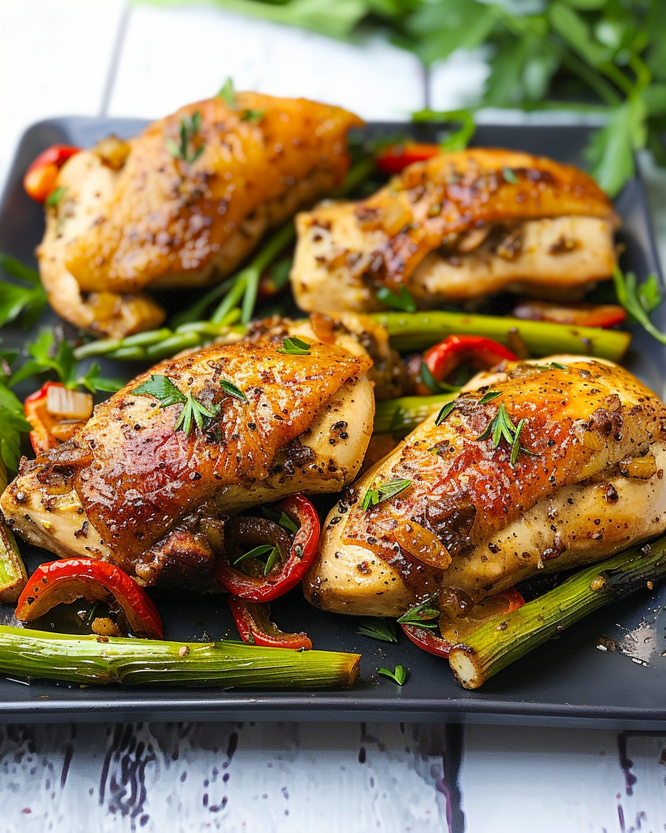 Garlic Chicken Skillet