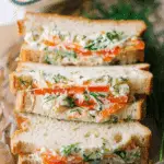 Veggie and Cream Cheese Sandwiches
