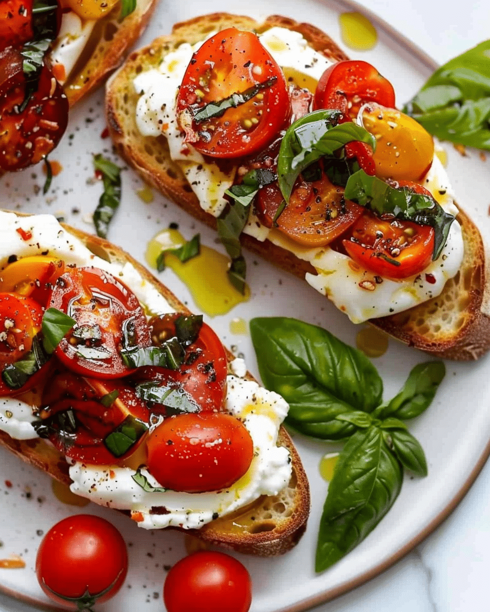 Burrata Bruschetta Recipe