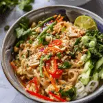Cold Peanut Noodle Bowl