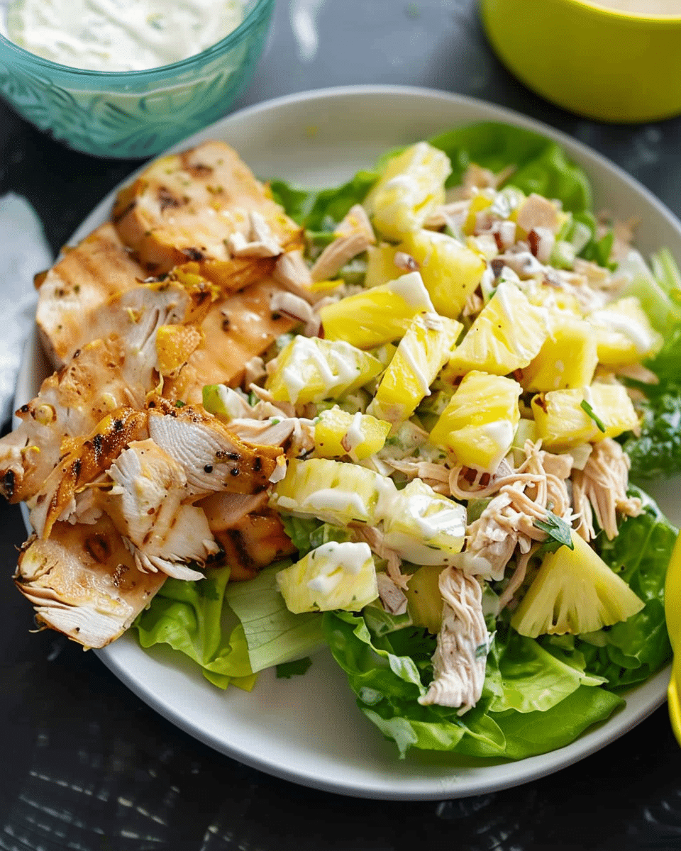 Hawaiian Chicken Salad with Pineapple