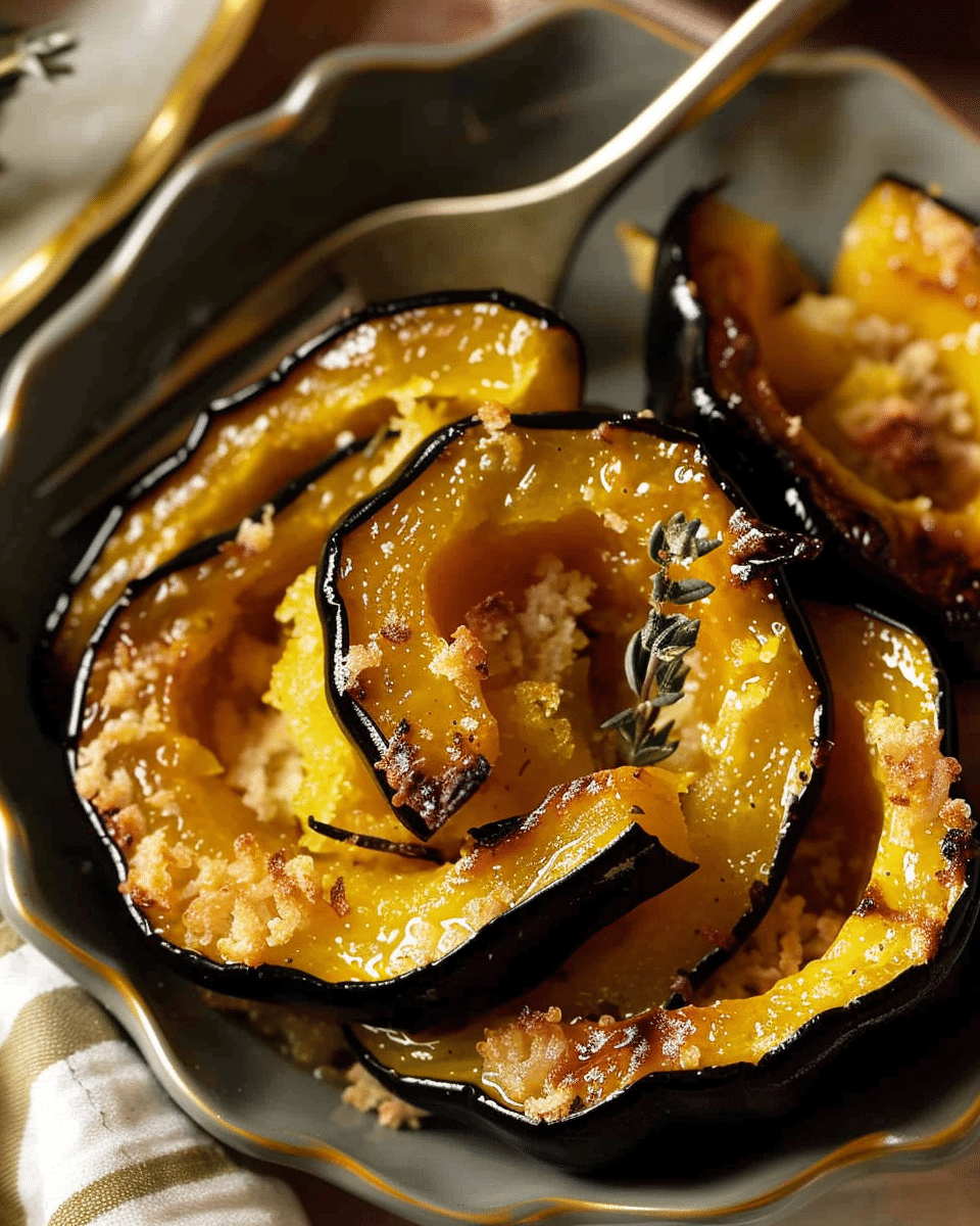 Maple Roasted Acorn Squash