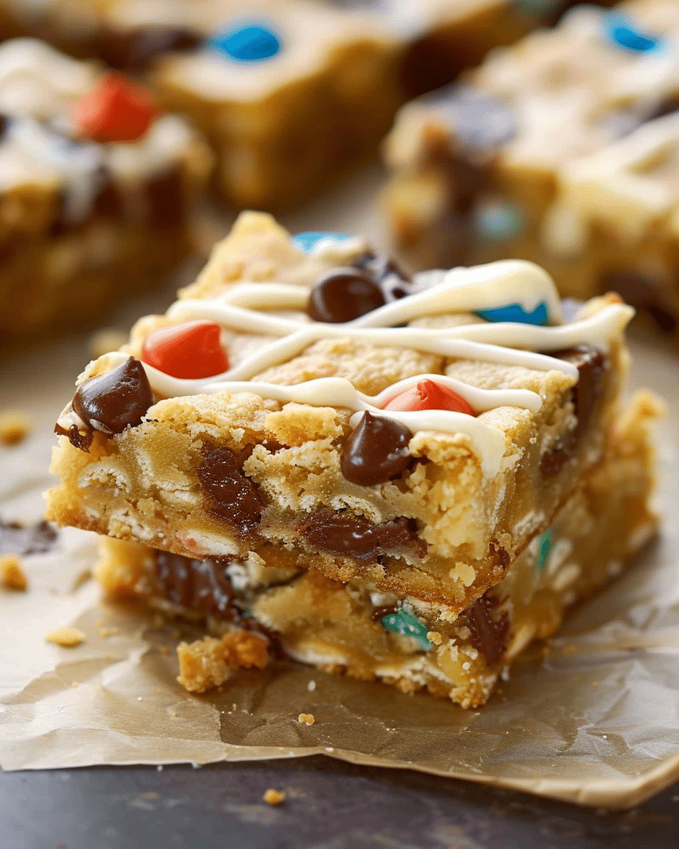 Cookie Bars from a Cake Mix