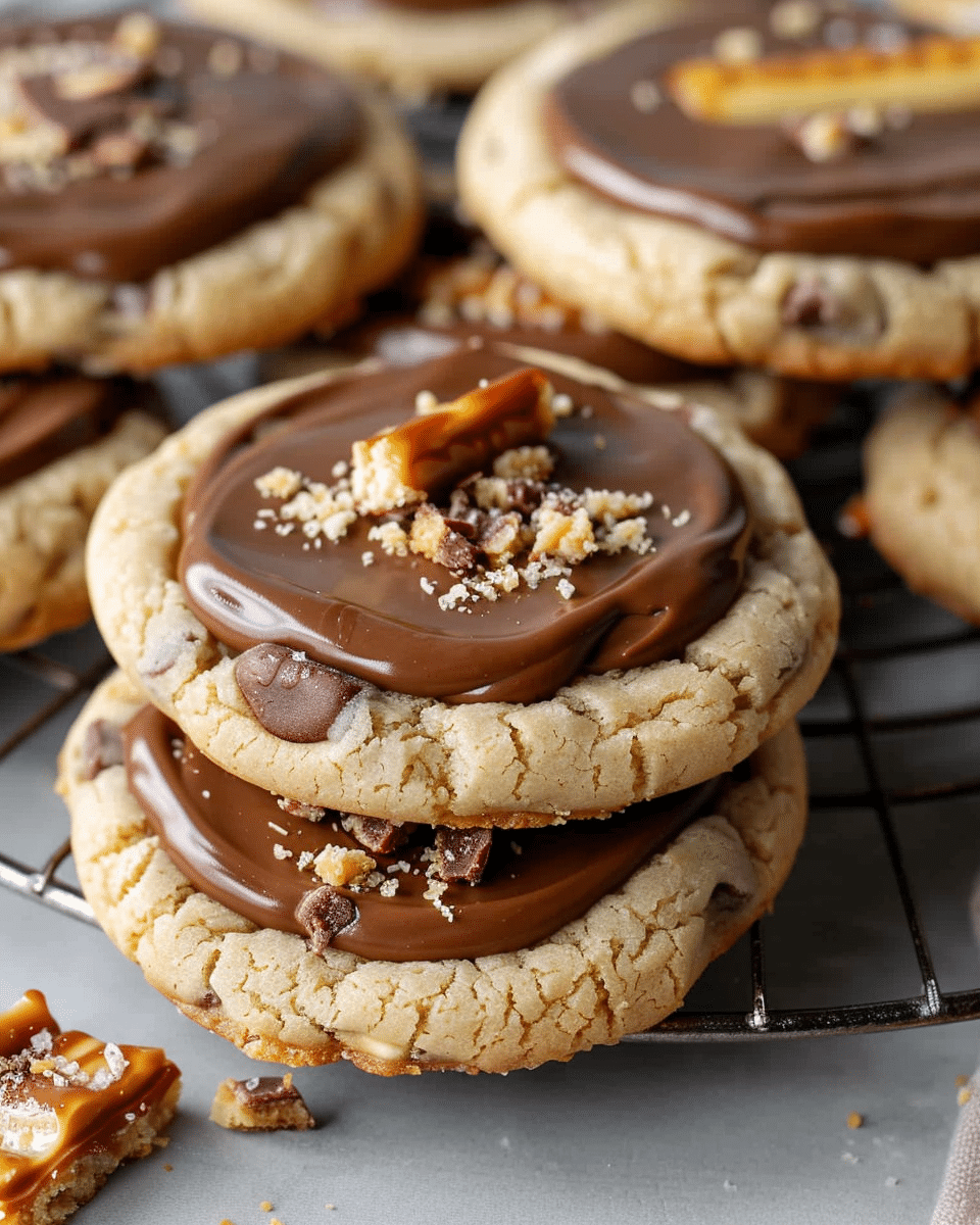 Crumbl Twix Cookies