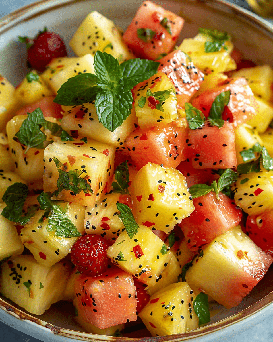 Melon and Pineapple Salad